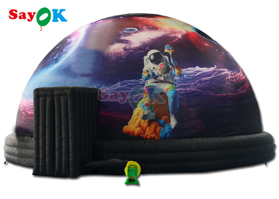 32.8ft astronautik planetarium kembung tenda proyeksi kubah hitam tenda proyeksi untuk sekolah