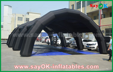 Tenda Inflatable Berkemah Disesuaikan 0,55 Mm PVC Tarpulin Tenda Terowongan Tiup Untuk Iklan / Promosi