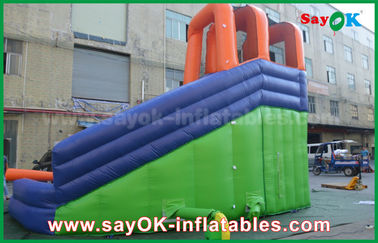 Titanic Inflatable Slide Multifungsi Giant Outdoor Inflatable Bouncer Slide Dengan Kolam Renang Untuk Pusat Hiburan