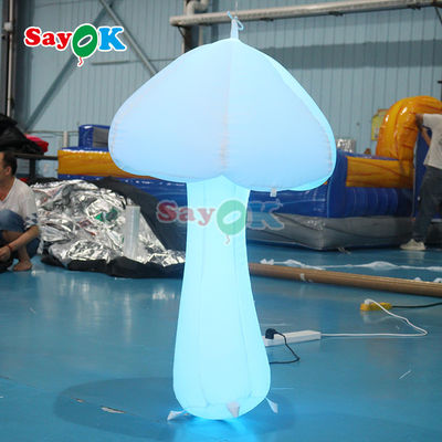 3.2FT Inflatable Jamur Cahaya Dekorasi Natal Led Jamur Inflatable