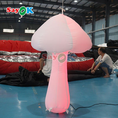 3.2FT Inflatable Jamur Cahaya Dekorasi Natal Led Jamur Inflatable