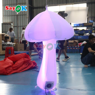 3.2FT Inflatable Jamur Cahaya Dekorasi Natal Led Jamur Inflatable