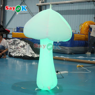 3.2FT Inflatable Jamur Cahaya Dekorasi Natal Led Jamur Inflatable