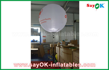 Kustom 1.5m DIA Inflatable Lighting Dekorasi untuk Iklan, Berdiri Balon Dengan Tripod