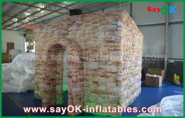 Tenda Inflatable Disesuaikan Full Printing Inflatable Photo Booth, Portable Inflatable Cube House