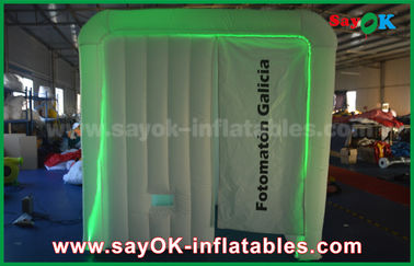Inflatable Photo Studio 2.3 * 2 * 2.2m Booth Foto Tiup Dengan Lampu LED, Blower Udara Standar CE / Ul