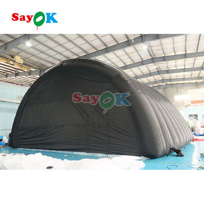10x6x5.4mH Black Dome Tenda panggung kembung untuk acara pesta