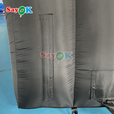 10x6x5.4mH Black Dome Tenda panggung kembung untuk acara pesta