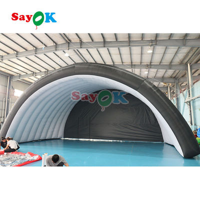10x6x5.4mH Black Dome Tenda panggung kembung untuk acara pesta