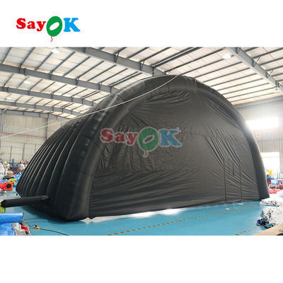 10x6x5.4mH Black Dome Tenda panggung kembung untuk acara pesta