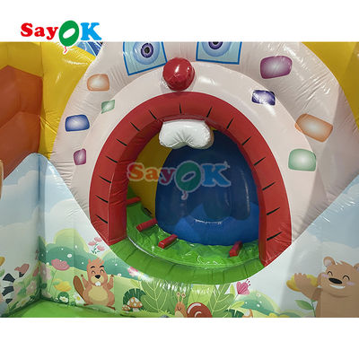 Commercial Dry Bouncer Slide Combo Inflatable Bouncy Moonwalk Jumping Castle Bounce House Untuk Anak-anak Dewasa