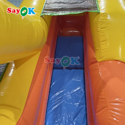 Game Kastil Bouncer Inflatable untuk Anak-anak Pesta Rumah Inflatable Jump Bouncing And Slide Combo dengan Selection Windmill