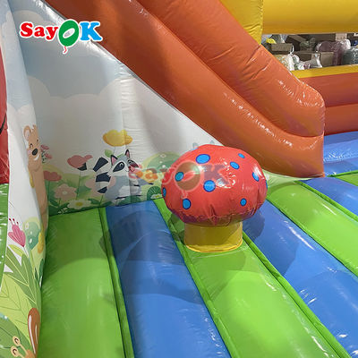 Commercial Dry Bouncer Slide Combo Inflatable Bouncy Moonwalk Jumping Castle Bounce House Untuk Anak-anak Dewasa