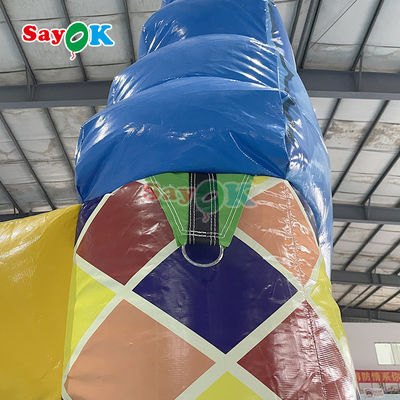 Game Kastil Bouncer Inflatable untuk Anak-anak Pesta Rumah Inflatable Jump Bouncing And Slide Combo dengan Selection Windmill