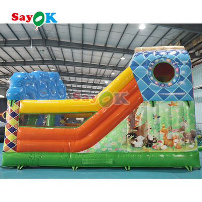 Commercial Dry Bouncer Slide Combo Inflatable Bouncy Moonwalk Jumping Castle Bounce House Untuk Anak-anak Dewasa