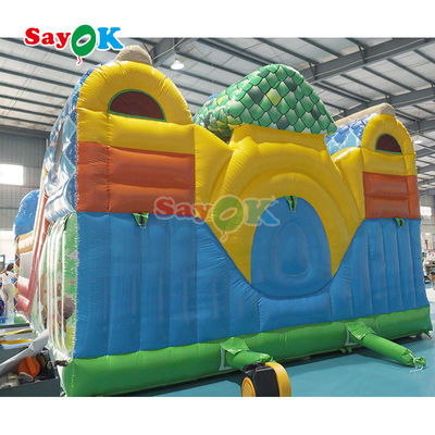 6X6X4.3MH Bounce Castle Slide Combo Penampilan Cantik Kenyamanan Instalasi