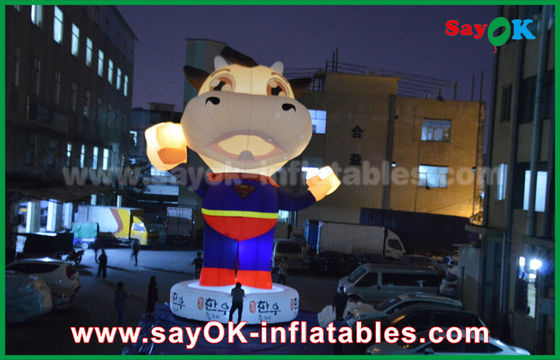 Blow Up Karakter Kartun 210 D Kain Oxford Besar Kostum Inflatable Untuk Iklan 2 - 8m Tinggi