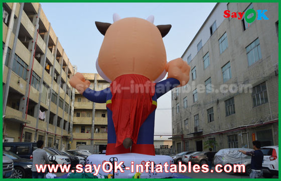 Blow Up Karakter Kartun 210 D Kain Oxford Besar Kostum Inflatable Untuk Iklan 2 - 8m Tinggi
