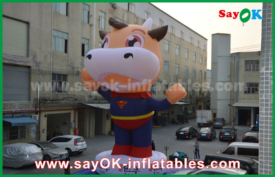 Blow Up Karakter Kartun 210 D Kain Oxford Besar Kostum Inflatable Untuk Iklan 2 - 8m Tinggi