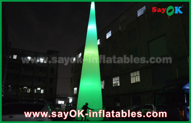 Outdoor LED Light Grounding Dekorasi Inflatable Cone Untuk Iklan