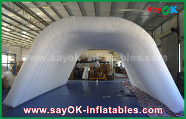 Tenda Tiup Udara Custom Made Tenda Terowongan Tiup Putih Dewasa Untuk Acara / Pameran Dagang