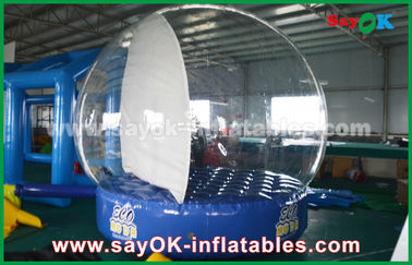 3m / 4M / 5m DIA Inflatable Snow Ball Dengan 0.6mm PVC Untuk Natal