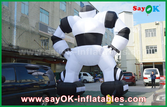 Dekorasi Pesta Inflatable Iklan Karakter Kartun Inflatable, Kostum Robot Inflatable