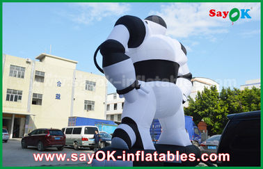 Robot Inflatable Bergerak Karakter Waterproof Kain Oxford Untuk Anak-anak