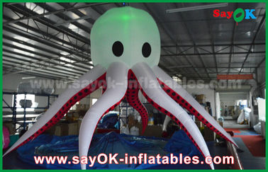 Tentacle Hanging Led Giant Inflatable Octopus Energy Saving Multi-Warna