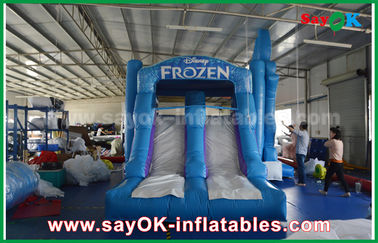Jumping Bouncer Inflatable Waterproof 0.55mm PVC Inflatable Bouncer Slide Castle Trampoline