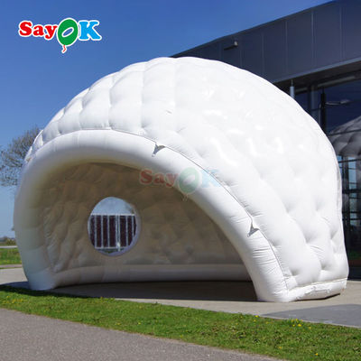 Tenda Igloo Airproof Berbahan Oxford Besar yang Bisa Diinflasi untuk Acara Pesta Club Sewa Pernikahan