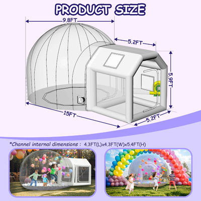 Desain Baru Portable Inflatable Bubble House Anak-anak Party Bubble Balloon House