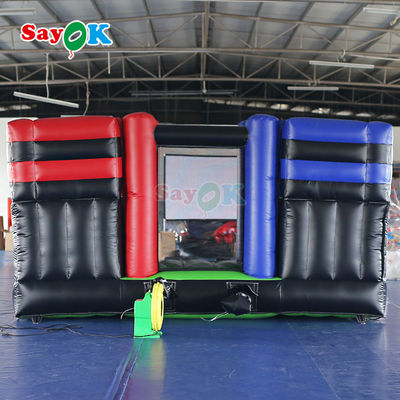Commercial Inflatable Combo Slide Double Inflatable Bounce House Giant Inflatable Slide untuk outdoor