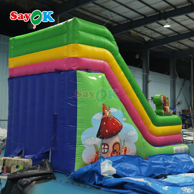 Slide Kolam Renang Inflatable PVC Combo Slide Inflatable dan kolam renang Giant Inflatable Slide Bouncer untuk dijual
