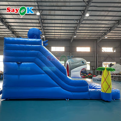 Slide Kombo Besar yang Bisa Diinflasi Hiu Slide Air yang Bisa Diinflasi Kolam Renang Slide Air Komersial yang Bisa Diinflasi untuk Grosir