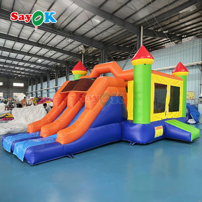 Rumah Bouncing Inflatable Istana Bouncing Combo Jumping Castle Untuk Anak-anak Bouncer Inflatable Untuk Sewa Pesta