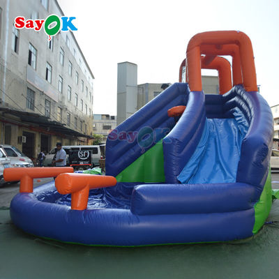 Sayok 20ft Hot Sale Air Slide Inflatable Slide Inflatable Dengan Kolam renang Air Slide Inflatable Untuk Anak-anak