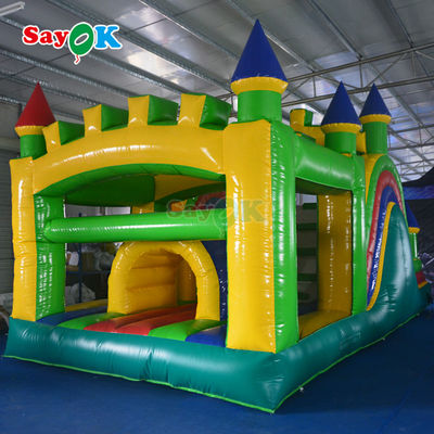 Gedung Bouncing Commercial Gedung Bouncing Outdoor Inflatable Kastil Bouncing Taman bermain Bounce And Slide