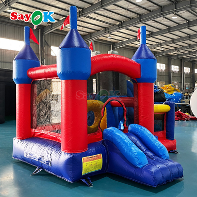 PVC Tarpaulin Komersial Bounce House Inflatables Bouncing Castle Untuk Anak