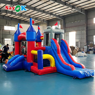 PVC Tarpaulin Komersial Bounce House Inflatables Bouncing Castle Untuk Anak