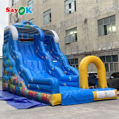 Commercial Inflatable Water Slide Outdoor Games Big Inflatable Slide With Detachable Water Slide Untuk Anak-anak