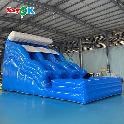 Slide air kembung dengan kolam renang pabrik disesuaikan Slide air raksasa komersial untuk orang dewasa