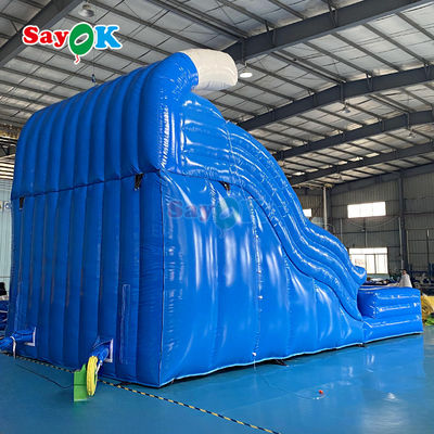 Slide air kembung dengan kolam renang pabrik disesuaikan Slide air raksasa komersial untuk orang dewasa