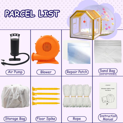 Rumah Gelembung Unik Pesta Ledakan Rumah Gelembung Tenda Untuk Anak-anak