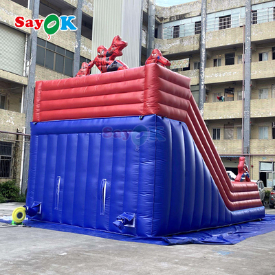 Komersial Warna-warni Inflatable Bounce House & Slide Combo untuk Anak-anak dan Dewasa Outdoor PVC Bouncy Castle