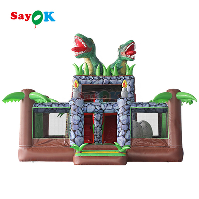 Inflatable Bouncy Castle Combo dengan Blower untuk Sewa & Backyard Fun