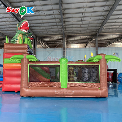 Inflatable Bouncy Castle Combo dengan Blower untuk Sewa & Backyard Fun