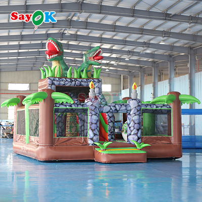 Inflatable Bouncy Castle Combo dengan Blower untuk Sewa & Backyard Fun
