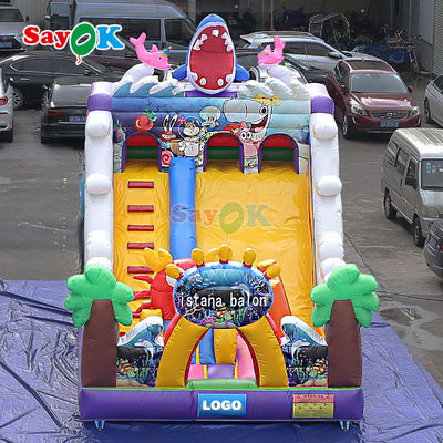 Pabrik Grosir Inflatable Jumping Bouncer Bounce Castle Slide untuk pesta atau acara
