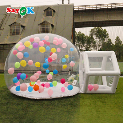 Sayok Portable Inflatable Bubble House Tent Clear Bubble House Logo yang disesuaikan